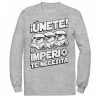 Licensed Character Men's Star Wars Unete El Imperio Te Necesita Stormtrooper Faded Portrait Tee Navy