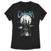 Licensed Character Disney's Cinderella Juniors' Castle Midnight Tee Black -Licensed Character Shop unnamed file 29996
