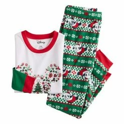 Licensed Character Disney's Mickey Mouse Women's Jammies For Your Families® "Holiday Party Mickey" Pajama Set 8 Licensed Character Disney's Mickey Mouse Women's Jammies For Your Families® "Holiday Party Mickey" Pajama Set -Licensed Character Shop unnamed file 3