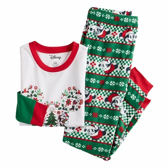 Licensed Character Disney's Mickey Mouse Women's Jammies For Your Families® "Holiday Party Mickey" Pajama Set 5 Licensed Character Disney's Mickey Mouse Women's Jammies For Your Families® "Holiday Party Mickey" Pajama Set - Image 4