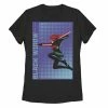 Licensed Character Juniors' Marvel Black Widow Halftone Pop Art Poster Tee -Licensed Character Shop unnamed file 30012