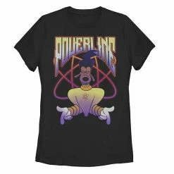 Licensed Character Disney's A Goofy Movie Juniors' Powerline Portrait Graphic Tee Black