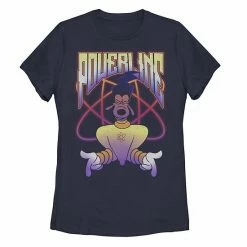 Licensed Character Disney's A Goofy Movie Juniors' Powerline Portrait Graphic Tee Black -Licensed Character Shop unnamed file 30023