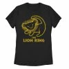 Licensed Character Juniors' Disney's Lion King Baby Simba Drawing Tee Navy -Licensed Character Shop unnamed file 30030