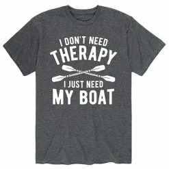 Licensed Character Men's "I Don't Need Therapy I Just Need My Boat" Tee Black 9 Licensed Character Men's "I Don't Need Therapy I Just Need My Boat" Tee Black -Licensed Character Shop unnamed file 30066