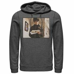 Licensed Character Men's Harry Potter Hogwarts Letter To Harry Nostalgia Style Photo Color Hoodie Charcoal Heather -Licensed Character Shop unnamed file 30128