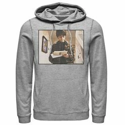 Licensed Character Men's Harry Potter Hogwarts Letter To Harry Nostalgia Style Photo Color Hoodie Charcoal Heather -Licensed Character Shop unnamed file 30129