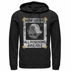 Licensed Character Men's Star Wars Now Hiring On The Death Star Hoodie Navy -Licensed Character Shop unnamed file 30152