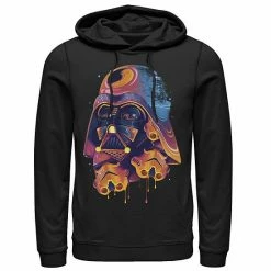 Licensed Character Men's Star Wars Colorful Melted Vader Collage Hoodie Navy -Licensed Character Shop unnamed file 30155