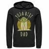 Licensed Character Men's Star Wars Yoda Best Dad Cartoon Yoda Hoodie Navy -Licensed Character Shop unnamed file 30156
