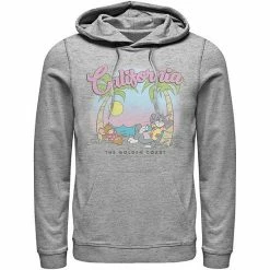 Licensed Character Men's Tom & Jerry California Golden Coast Sweatshirt Red 8 Licensed Character Men's Tom & Jerry California Golden Coast Sweatshirt Red -Licensed Character Shop unnamed file 30164