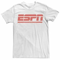 Licensed Character Men's ESPN Bristol Connecticut Black Logo Tee White -Licensed Character Shop unnamed file 30205