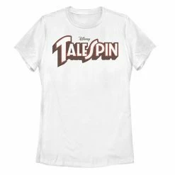 Licensed Character Junior's Disney TaleSpin Logo Tee White 7 Licensed Character Junior's Disney TaleSpin Logo Tee White -Licensed Character Shop unnamed file 30223