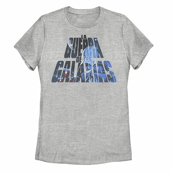Licensed Character Juniors'Star Wars La Guerra De Las Galaxias Tee White 5 Licensed Character Juniors'Star Wars La Guerra De Las Galaxias Tee White - Image 3