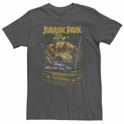 Licensed Character Men's Jurassic Park Vintage T-Rex Break Out Tee Navy -Licensed Character Shop unnamed file 30231