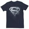 Licensed Character Men's DC Fandome Superman Chrome Splatter Logo Tee White -Licensed Character Shop unnamed file 30233