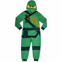 Licensed Character Boys 4-12 Lego Ninjago Hooded Blanket Sleeper One-Piece Pajamas