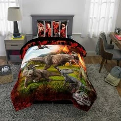 Licensed Character Jurassic World Eruption Bed Set