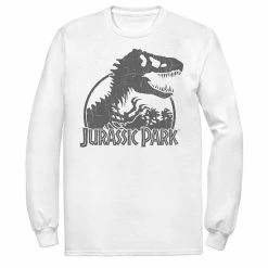 Licensed Character Men's Jurassic Park Classic T-Rex Skeleton Logo Tee Navy -Licensed Character Shop unnamed file 30302