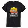 Licensed Character Men's Top Gun Inverted Tee Dark Brown -Licensed Character Shop unnamed file 30327