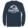 Licensed Character Men's Jurassic Park Beige Flat Movie Logo Tee Navy -Licensed Character Shop unnamed file 30336