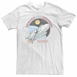 Licensed Character Big & Tall NASA Explore The Universe Circle Portrait Tee White -Licensed Character Shop unnamed file 30397