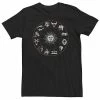 Licensed Character Big & Tall Trendy Celestial Zodiac Wheel Tee Black -Licensed Character Shop unnamed file 30399
