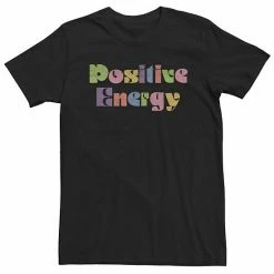 Licensed Character Big & Tall Fifth Sun Positive Energy Retro Tee Charcoal Heather -Licensed Character Shop unnamed file 30413