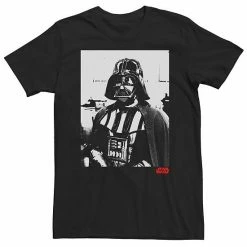Licensed Character Big & Tall Star Wars Darth Vader Fade To Black & White Contrast Tee -Licensed Character Shop unnamed file 30425