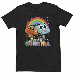 Licensed Character Big & Tall CN Gumball & Darwin Watterson Best Friends Tee Navy Heather