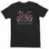 Licensed Character Big & Tall Stars Wars Rogue One Hero Logo Tee Black