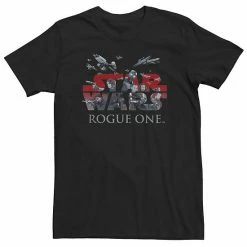 Licensed Character Big & Tall Stars Wars Rogue One Hero Logo Tee Black -Licensed Character Shop unnamed file 30455