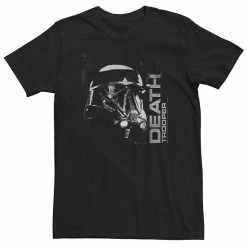 Licensed Character Big & Tall Star Wars Rogue One Death Trooper Portrait Tee Charcoal Heather -Licensed Character Shop unnamed file 30461