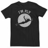 Licensed Character Big & Tall Disney Peter Pan Silhouette I'm Fly Tee Black -Licensed Character Shop unnamed file 30465