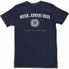 Licensed Character Men's Star Trek Discovery Musk Junior High Badge White Logo Tee Navy -Licensed Character Shop unnamed file 30495