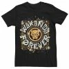 Licensed Character Men's Marvel Black Panther Wakanda Forever Geometric Gold Purple Tee -Licensed Character Shop unnamed file 3057