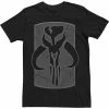 Licensed Character Big & Tall Star Wars Mandalorian Warriors Skull Tusk Clan Logo Tee -Licensed Character Shop unnamed file 3061