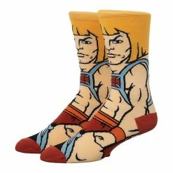 Licensed Character Men's He-Man Character Crew Socks