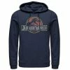 Licensed Character Men's Jurassic World Classic Retro T-Rex Logo Graphic Pullover Hoodie Charcoal Heather -Licensed Character Shop unnamed file 30759