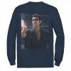 Licensed Character Men's Jurassic Park Ian Malcolm Road Flare Photo Long Sleeve Graphic Tee Black -Licensed Character Shop unnamed file 30765