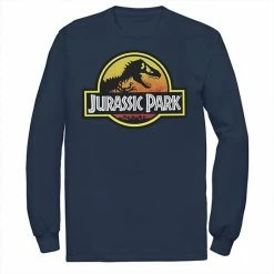 Licensed Character Mens Jurassic Park Sunset Circle Logo Outlined Tee Black -Licensed Character Shop unnamed file 30926