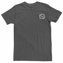 Licensed Character Men's Cancer Glyph Tee Charcoal -Licensed Character Shop unnamed file 30940