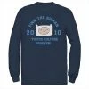 Licensed Character Men's Adventure Time Finn The Human Youth Culture Forever Long Sleeve Tee Navy -Licensed Character Shop unnamed file 30945