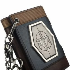 Licensed Character Men's The Mandalorian Chain Wallet