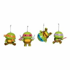 Licensed Character Teenage Mutant Ninja Turtles Kawaii Ninja Turtle Christmas Ornaments 4-piece Set