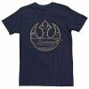 Licensed Character Men's Star Wars Gold Rebel Logo Tee Black -Licensed Character Shop unnamed file 31020
