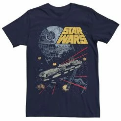Licensed Character Men's Star Wars Millenium Falcon Graphic Tee Black -Licensed Character Shop unnamed file 31028