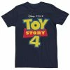 Licensed Character Men's Disney/Pixar Toy Story 4 Logo Tee Navy -Licensed Character Shop unnamed file 31029