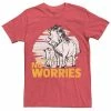 Licensed Character Men's Disney Lion King No Worries Short-Sleeve Tee Black -Licensed Character Shop unnamed file 31032