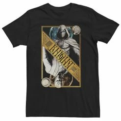 Licensed Character Big & Tall Marvel Moon Knight Dual Card Tee Black